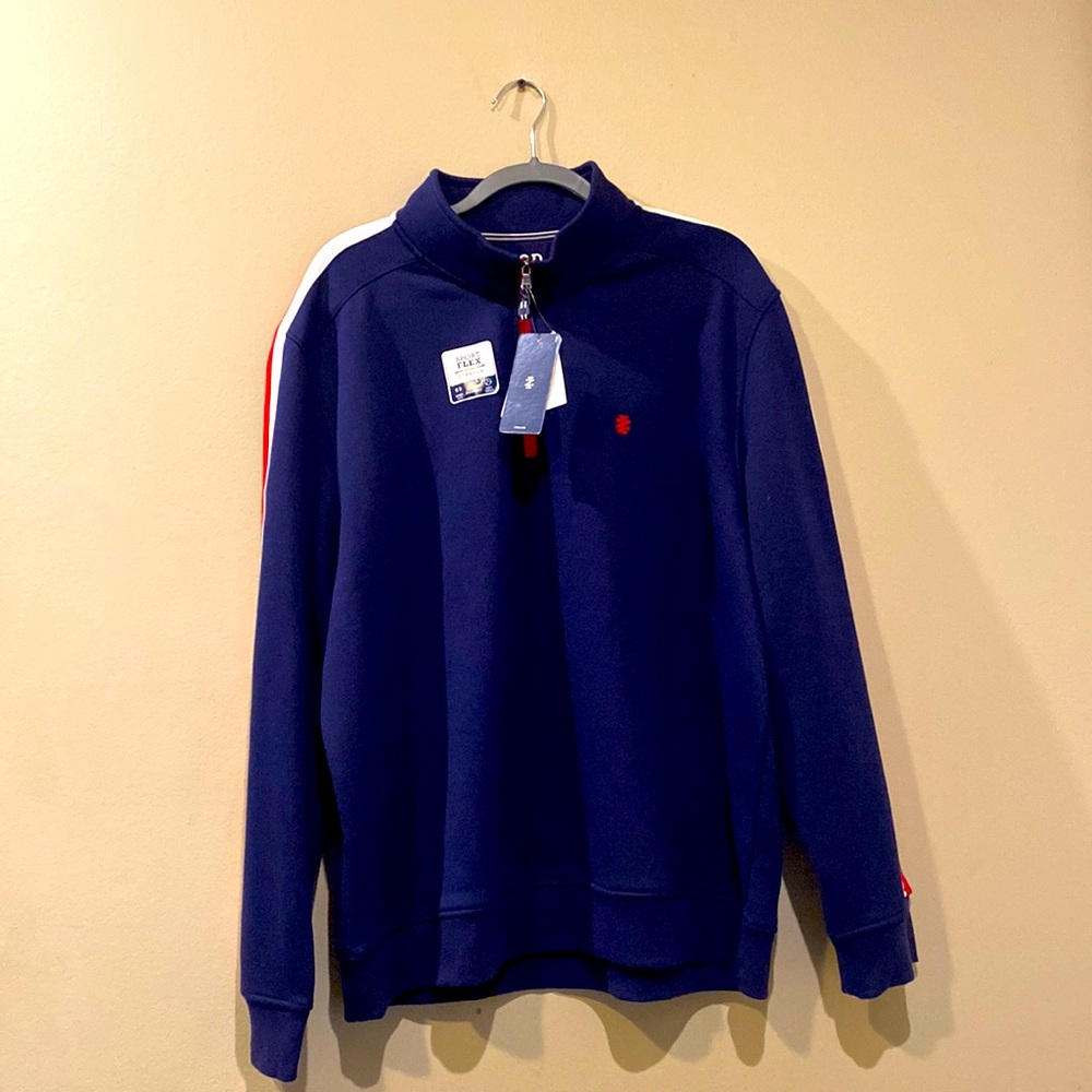 Men's IZOD Advantage Performance Stretch Pullover Quarter Zip Sweater XXL NWT